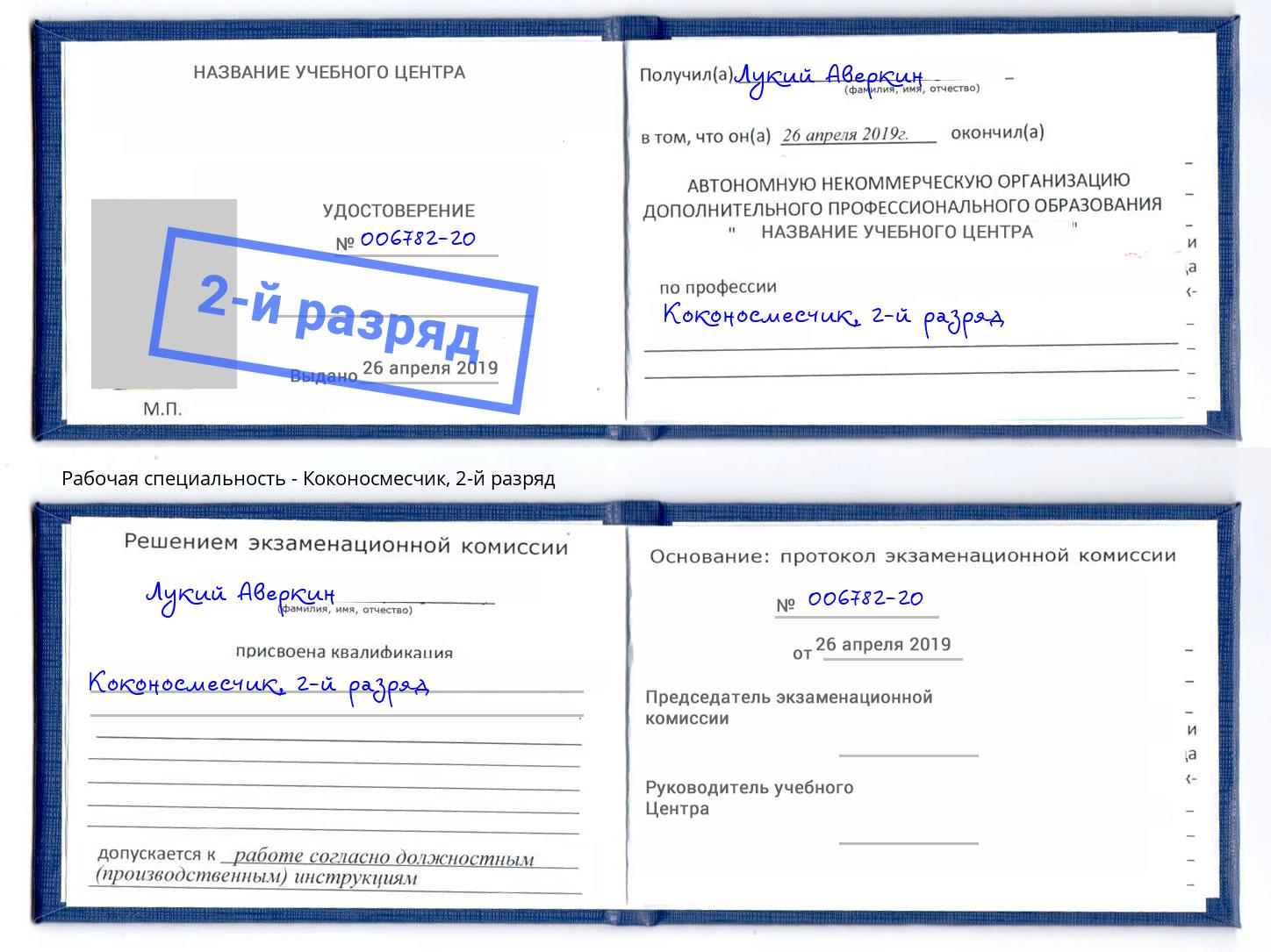 корочка 2-й разряд Коконосмесчик Зима